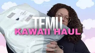 KAWAII TEMU HAUL | Stationery, Soft Toys, Storage and more #ad