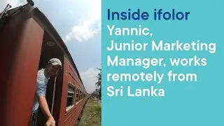 Inside ifolor | Yannic Ulmer works remotely from Sri Lanka