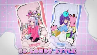 PRESET AM 3D CANDY STYLE🍭||DJ BABY ANGEL [DJ KOMANG]//COLLAB WITH NIME EDITZ🍓