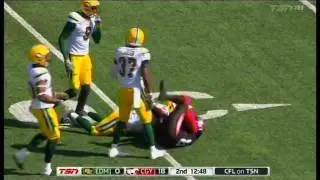 Neil King S #43 Edmonton Eskimos 5Sept2016