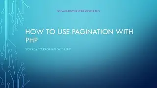 How to paginate in PHP (Hindi)