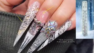ICE COLD WINTER NAILS - NAILS CHO M&Ugrave;A Đ&Ocirc;NG I TUTORIAL NAILS I NAILS FOR WINTER
