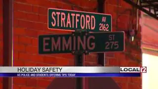 UC students, police team up to remind others of safety during holidays