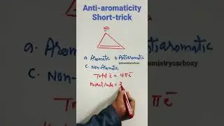 Antiaromatic compound prediction ||#antiaromaticity#shorts