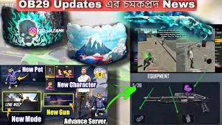 OB29 Updates new character, 1v1 free fire battle, Elite moco power, New pet power Ninja 🐯,
