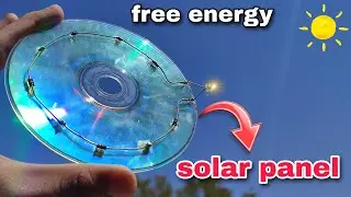 How to make solar panels At home white CD / free energy /ساخت پنل خورشیدی تضمینی / برق رایگان