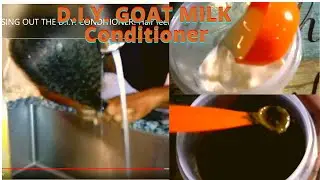 DIY HAIR Growth GOAT MILK Conditioner | My HAIR😍 fell in Love | Easy to MAKE NATURAL HAIR RECIPE