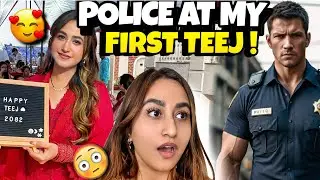 MY FIRST TEEJ PARTY 😁🎉 MUSIC SO LOUD POLICE CAME 🚨#alizehjamali 