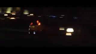 Ford Focus ST with an RS wing accelerating and backfire!