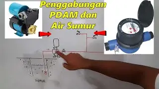PDAM dan Air Sumur, begini cara menggabungkan perpipaannya