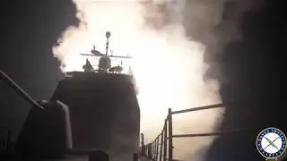 U.S., French Warships Launch Missiles into Syria