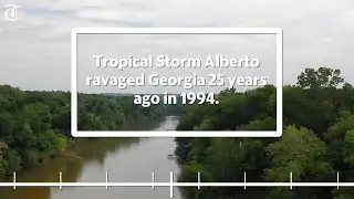 Timeline of 1994 flood in Macon, Middle Georgia from Tropical Storm Alberto