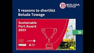 5 reasons to shortlist Boluda Towage for the Sustainable Port Award