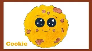 How to Draw Cookie Drawing | Easy Cookie Drawing | Cookie Drawing | Pinky Drawing
