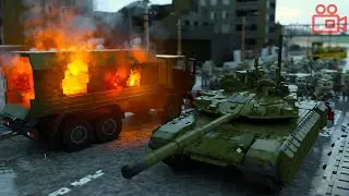 🎥 Modern Warfare: Последний рубеж &mdash; Эпическая защита города | Фильм о войне в стиле Teardown
