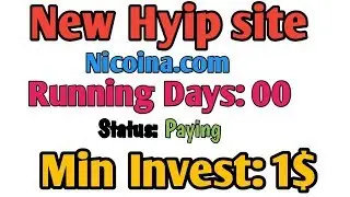 New 1$ Hyip Site #Nicoina.com Running: 0 Days. Trusted Paying Hyip site -  Hyips daily