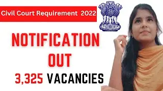 civil court recruitment 2022 out for 3325 vacancies #job #clerk  #govtjobs #punjab