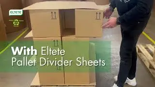 Eltete Pallet Divider (Tier) Sheets to improve pallet performance and stability