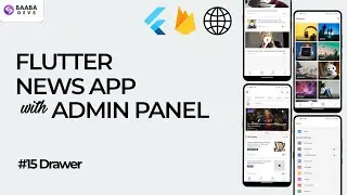 Flutter News App | Drawer UI | Flutter News App with Admin Panel Firebase | Flutter News App UI
