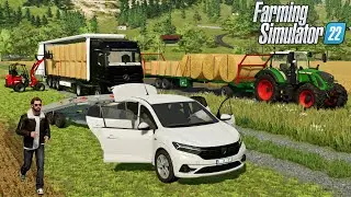 Ramassage & Transport 47 BOTTES DE PAILLE | Jouer le PLUS REALISTE Possible sur Farming Simulator 22