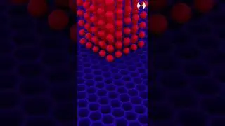 Into The Grid Red Fern Balls Drop #satisfying #balls #redballs #3danimation #honicalstudio #sound