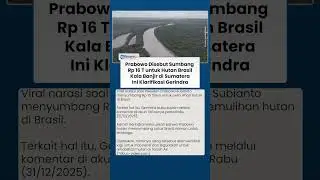 Klarifikasi Gerindra seusai Prabowo Disebut Sumbang Rp 16 Triliun untuk Pemulihan Hutan di Brasil