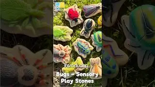 Bugs - Sensory Play Stones🐞#minibeasts #bugs #learningthroughplay #stemforkids #earlyyears #insects