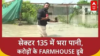 Noida Yamuna Flood: सेक्टर 135 में भरा पानी,, करोड़ों के Farmhouse डूबे