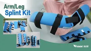 Limbs Orthopedic Leg Splint Kit Fracture Splint with Handbag