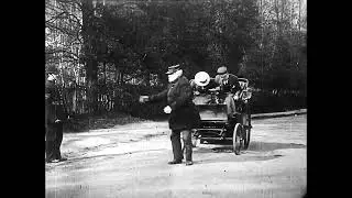1902 - How to Stop a Motor Car/ Policeman and automobile - Percy Stow (Cecil Milton Hepworth)