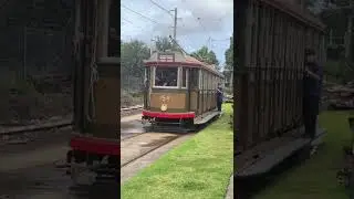 Tram 154 arriving at the Sydney Tramway Museum! #sydney #trams #trainspotting #nsw #railways #shorts