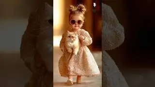 Cutest princess 👸 fashion event #cute #princess #babies #fashion #runway #shorts