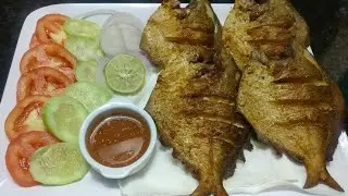 Paplet Fish Pomfret fish Fry Very Tasty And Easy Recipe