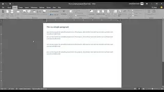 How to enable dark mode in MS Word #Microsft Word