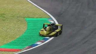 RF2 super kart Thruxton hot lap