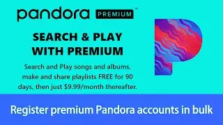 AIOStream V 2024 Tutorial - How to Bulk Create Pandora Premium Accounts?
