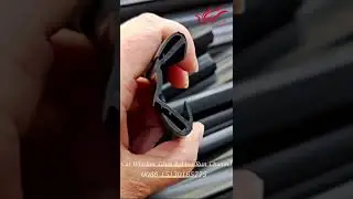 Auto Window Seal Belt Window Trim Rubber Gasket Window Glass Rubber Run Channel #epdm