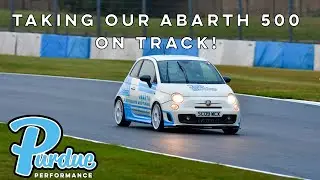 Taking our Abarth on Track at Donington Park! Track Day with Track Obsession