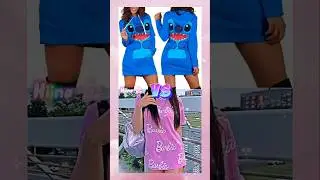 Stitch VS Barbie 😍💙💖 #barbie #stitch #ytshorts #1million #choose #chooseyourgift #shorts