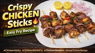Crispy Chicken Sticks Fry Easy Chicken Skewers Recipe Quick Snack