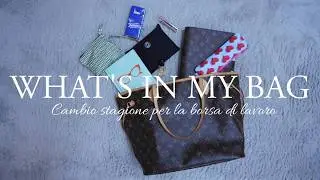 Borsa Lavoro: Louis Vuitton Neverfull | Cosa c'&egrave; nella mia borsa + recensione |What's In My Work Bag