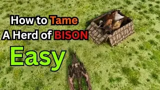 🔥 EASY Bison Herd Trap in ARK Survival Ascended &ndash; Brotha Si&rsquo;s No-Fail Guide!