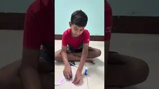 Paper Bunny Mask # kids viral video# shorts # relaxing vibes #