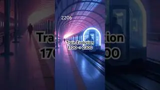 AI Imagined Train Evolution from 1700 to 2400 #ai #train #evolution