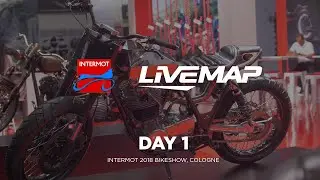 Intermot 2018 bikeshow, day 1, Cologne &mdash; Livemap