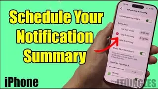 Секретная настройка iPhone: Настройте расписание сводки уведомлений!