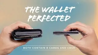 Now on Kickstarter: 3 Black & 6 Colors, Holds 8 Cards & Cash