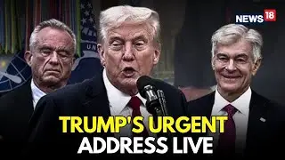 LIVE | Trump's Press Briefing At The White House | Border Security & Policy Announcements | N18G