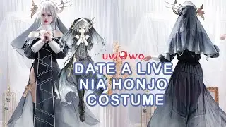Uwowo Anime Date A Live: Nia Honjo Astral Dress Nun Cosplay Costume