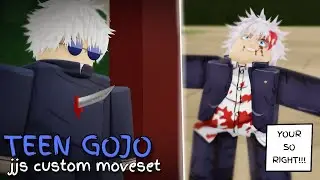 JJS Skill Builder Teen Gojo Moveset Showcase